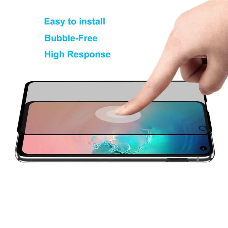 HAT PRINCE 0.26mm 9H 2.5D Privacy Protection Full Screen Tempered Glass Guard Film for Samsung Galaxy S10e