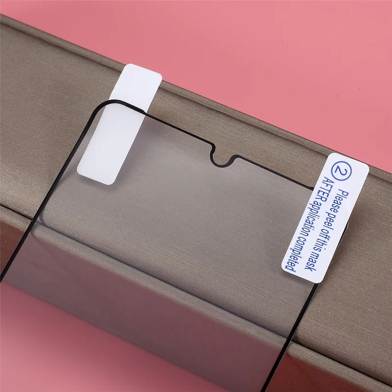 RURIHAI 0.1mm Silk Printing Soft PET Film Curved Full Screen Protector for Huawei P30