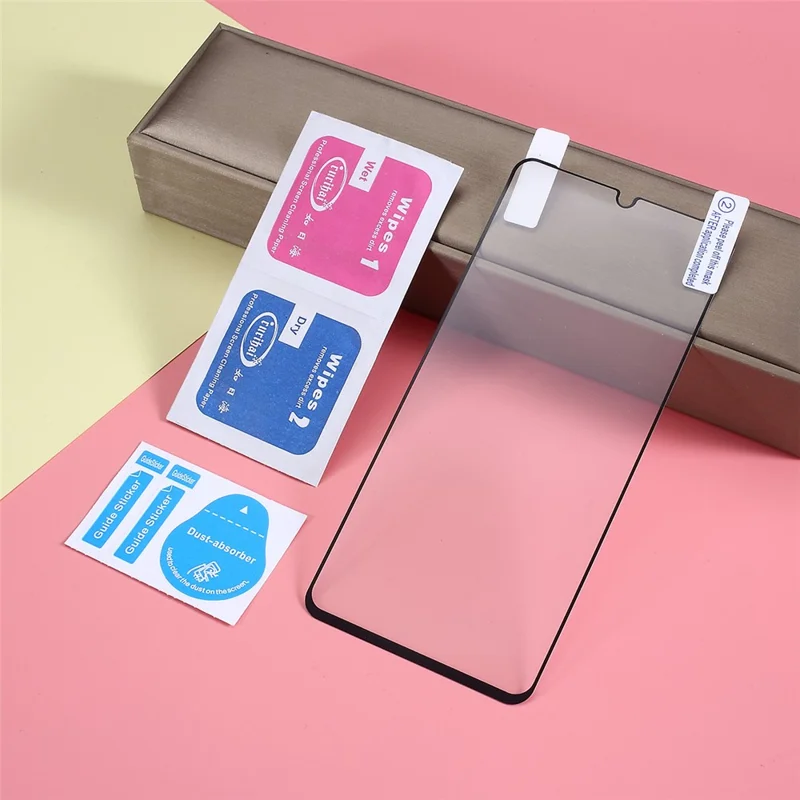 RURIHAI 0.1mm Silk Printing Soft PET Film Curved Full Screen Protector for Huawei P30