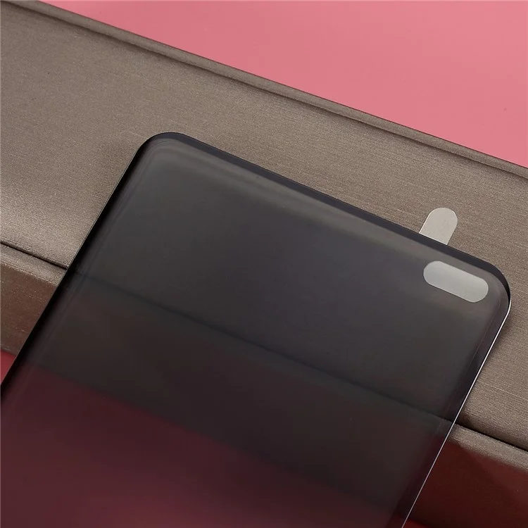 Anti-peep Curved Full Coverage Tempered Glass Screen Protector (Non supporta lo sblocco delle impronte digitali a ultrasuoni) per Samsung Galaxy S10 Plus