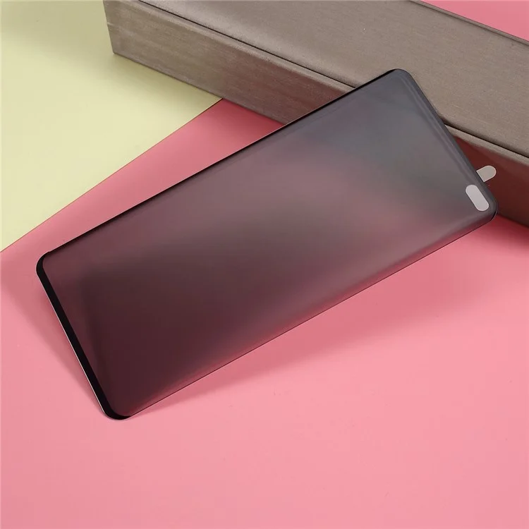 Anti-peep Curved Full Coverage Tempered Glass Screen Protector (Non supporta lo sblocco delle impronte digitali a ultrasuoni) per Samsung Galaxy S10 Plus