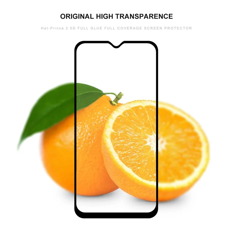 HAT PRINCE for Samsung Galaxy A30 / A20 Full Glue 0.26mm 9H 2.5D Tempered Glass Screen Full Coverage Protector