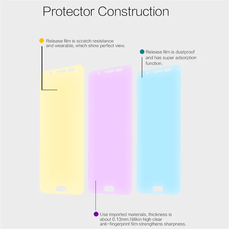 Protezione Dello Schermo Trasparente Anti-Fingerprint Nillkin Per Samsung Galaxy J7 (2016)