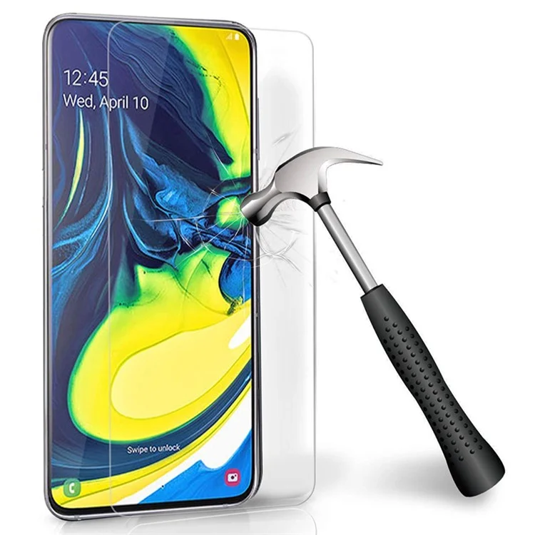 0.25D Arc Edge Tempered Glass Screen Phone Film for Samsung Galaxy A90 / A80