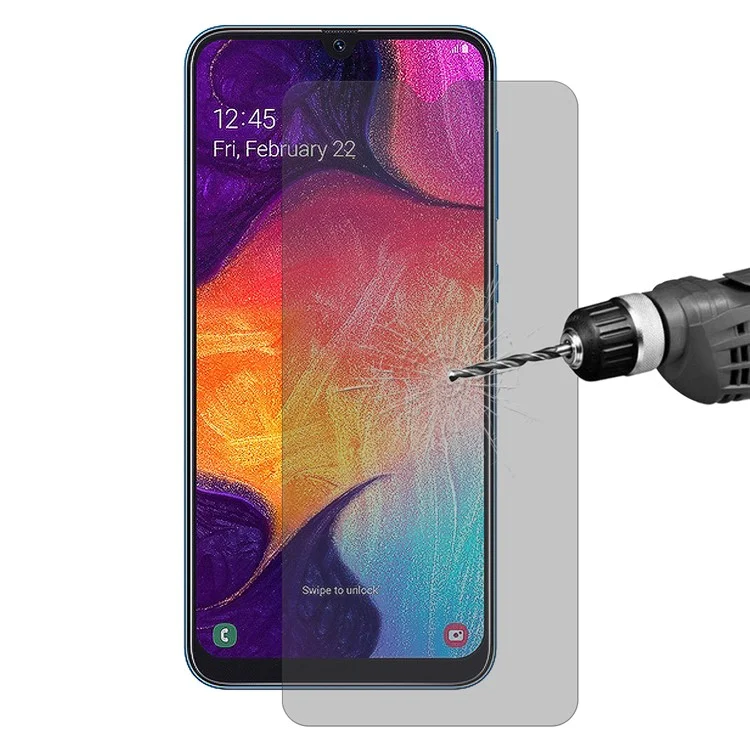 Hat Prince Para Samsung Galaxy A50/a50s/a30s / A30 0.26 mm 9h 2.5d Protección de la Privacidad Protector de Vidrio Templado