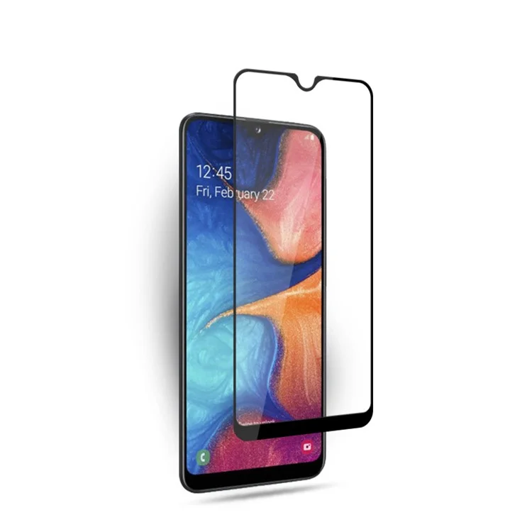 Mocolo Double Defense Depend Hearmed Glass Protector Для Samsung Galaxy A20e, Шелковая Печать Полное Покрытие Полного Клея 9H Твердость HD Film