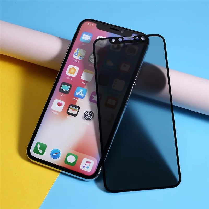 RURIHAI Matte Anti-peep Full Size Tempered Glass Screen Protector for iPhone 11 Pro Max 6.5 inch (2019) / XS Max 6.5 inch