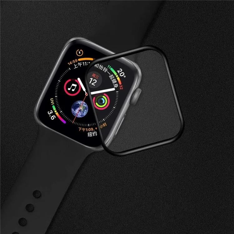 Película Completa De Pantalla Completa De Pegamento Completo Para Apple Watch Series 4 44mm