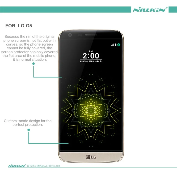 NILLKIN Anti-fingerprint Ultra Clear Screen Protector for LG G5/G5 SE