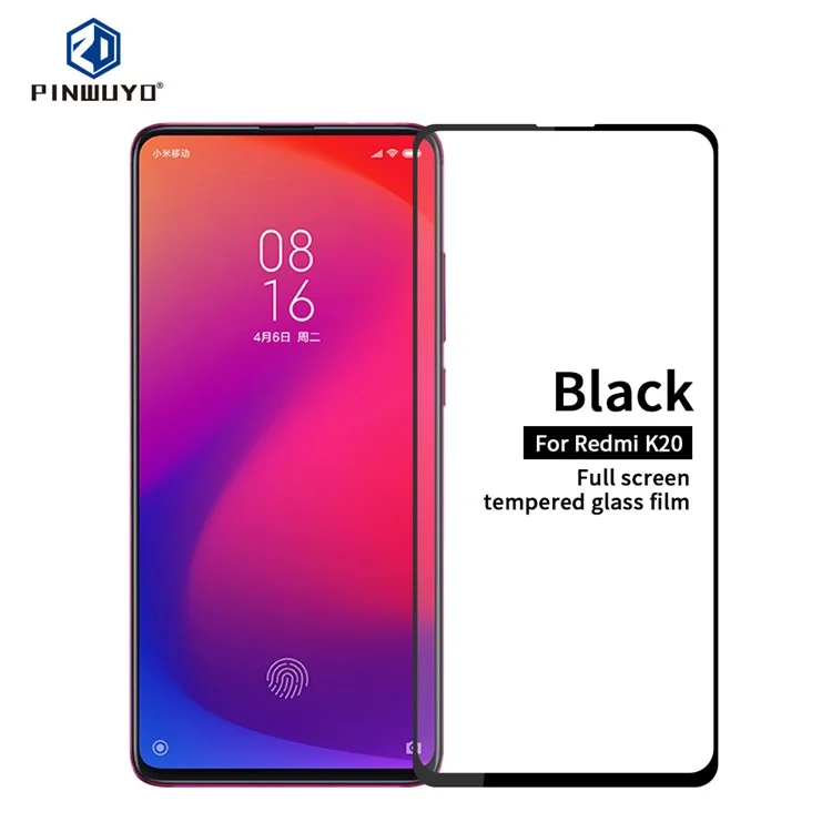 PINWUYO Full Size Anti-explosion Tempered Glass Screen Protector Film for Xiaomi Redmi K20 / Mi 9T