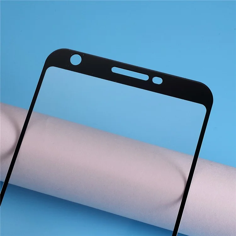 Silk Printing Tempered Glass Full Coverage Screen Film Protector (Full Glue) for Google Pixel 3a XL