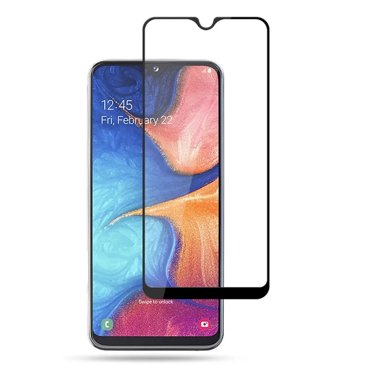 Protecteur D'écran AMORUS Pour Samsung Galaxy A20E Film De Protection En Verre De La Soie En Soie En Soie Trempé