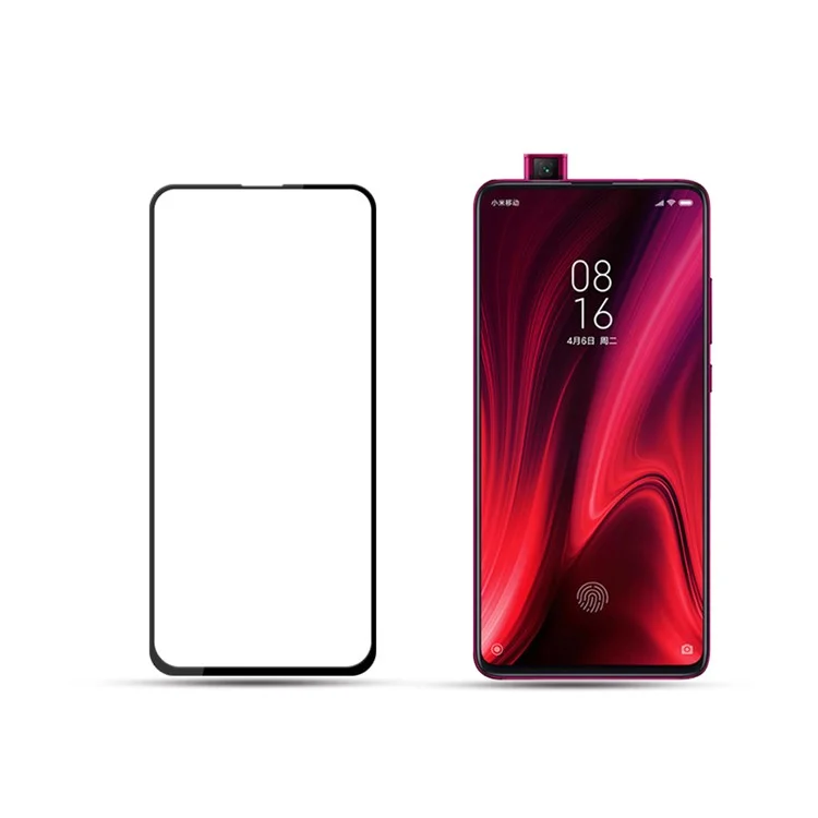 AMORUS Silk Print Full Coverage Full Glue 9H Tempered Glass Screen Film per Xiaomi Redmi K20 / K20 Pro / Mi 9T / Mi 9T Pro