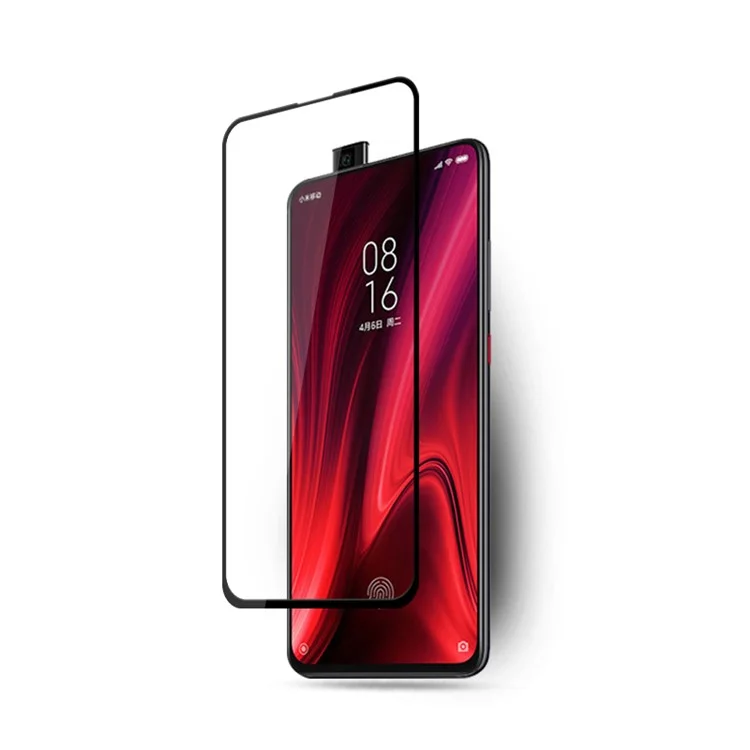 AMORUS Silk Print Full Coverage Full Glue 9H Tempered Glass Screen Film per Xiaomi Redmi K20 / K20 Pro / Mi 9T / Mi 9T Pro