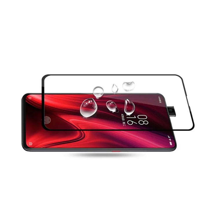 AMORUS Silk Print Full Coverage Full Glue 9H Tempered Glass Screen Film per Xiaomi Redmi K20 / K20 Pro / Mi 9T / Mi 9T Pro
