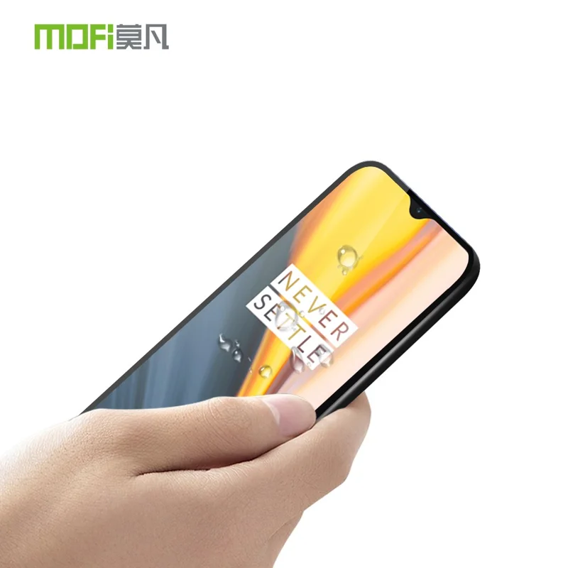 MOFI 3D Curved Complete Covering Tempered Glass Phone Screen Film for OnePlus 7