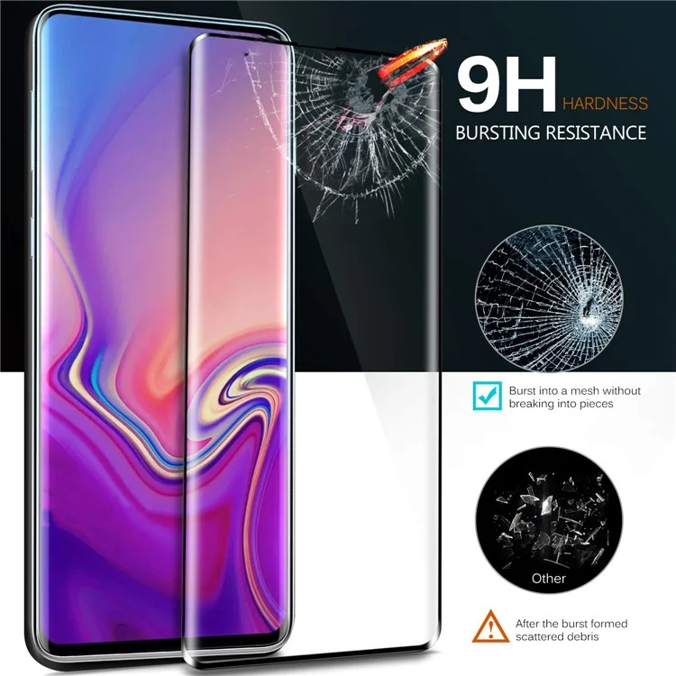Ultra Clear 3D Tempered Glass Full Screen Protector Guard for Samsung Galaxy Note 10 Plus/Note 10 Plus 5G