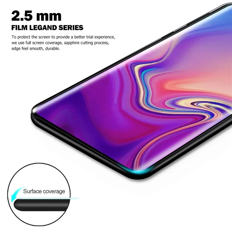 Pellicola Proteggi Schermo A Schermo Intero 3D Ultra Trasparente Per Samsung Galaxy Nota 10 Plus / Nota 10 Plus 5G