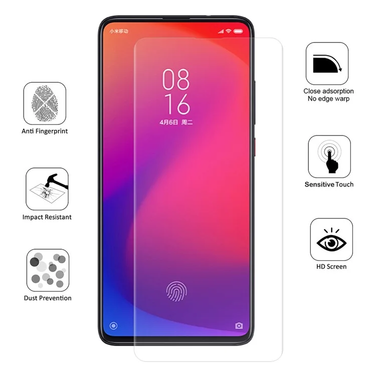 Hat Prince 3D Cobertura Completa Teléfono Protectores Película Película Para Xiaomi Redmi K20 / MI 9T / Redmi K20 Pro / Mi 9t Pro