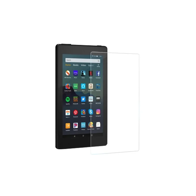 0.3mm Pellicola protettiva in vetro temperato con bordo arc per Amazon Fire 7 (2019) [Kids Edition]