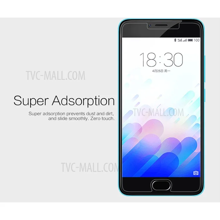 NILLKIN Anti-fingerprint HD Clear Screen Protector for Meizu m3 / Blue Charm 3