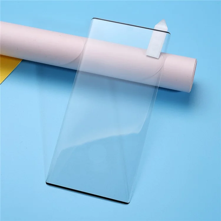 RURIHAI 0,26 mm 3D Curved Tempered Glass Screen Protection Film for Samsung Galaxy Note 10 Plus/Note 10 Plus 5G [Case Friendly Scaled-Down Version]