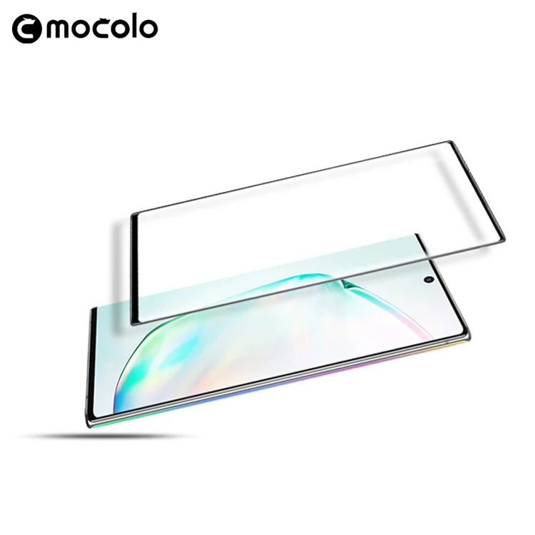 MOCOLO 3D Full Screen Curved Tempered Glass Screen Protector (Fingerprint Unlock) for Samsung Galaxy Note 10 Plus/Note 10 Plus 5G