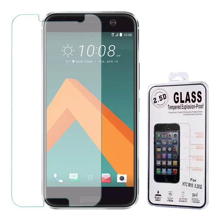 0.25mm Arc Edge Anti-explosion Tempered Glass Film for HTC 10/10 Lifestyle