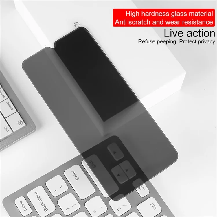 IMAK Privacy Anti-Peep 9H Tempered Glass Screen Film for Samsung Galaxy A20 / A30 / A50 / M30 / A40s