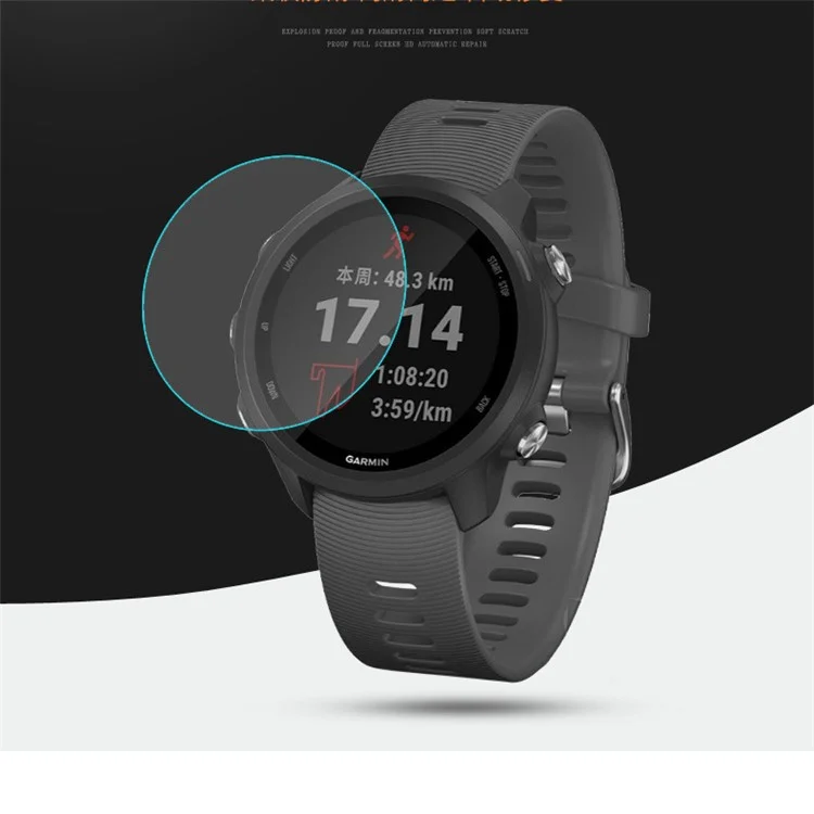 D34mm Soft TPU Screen Protector Film Pour Garmin Forerunner 245