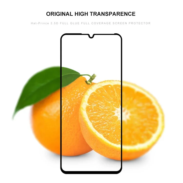 HAT PRINCE 0.26mm 9H 2.5D Arc Edge Tempered Glass Screen Film for Xiaomi Mi 9 Lite/ Mi CC9/ Mi CC9 Meitu Edition