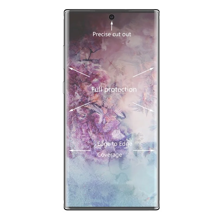 Hat Prince Ultra Clear 3D PET Curve Curve Full Coverge Schermata Guerdia Per Samsung Galaxy Note 10 Plus/Note 10 Plus 5G