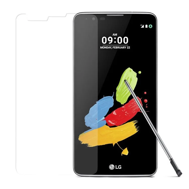 0.3mm Tempered Glass Screen Protector Film for LG Stylus 2 / G Stylo 2 Arc Edge
