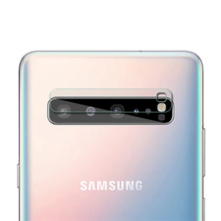 Protecteur d'objectif en verre trempé de taille complète pour Samsung Galaxy S10 5G