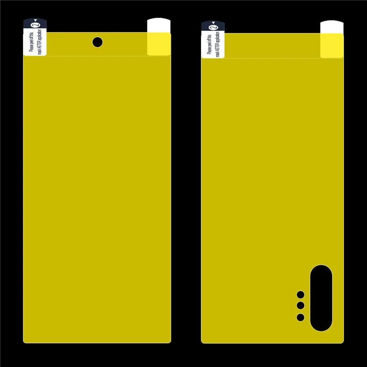 HAT PRINCE Película de Hidrogel 3D Cobertura Total Protector de Pantalla Frontal y Trasera para Samsung Galaxy Note 10 Plus / Note 10 Plus 5G