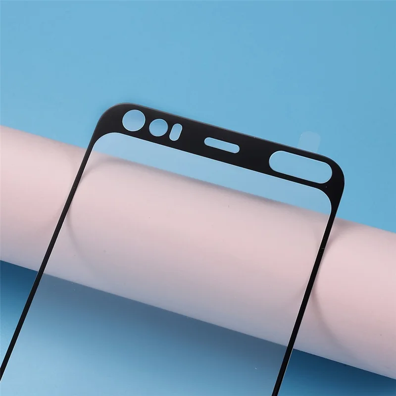 Ultra Clear Curved Full Cover Tempered Glass Protective Screen Film for Google Pixel 4 - Black