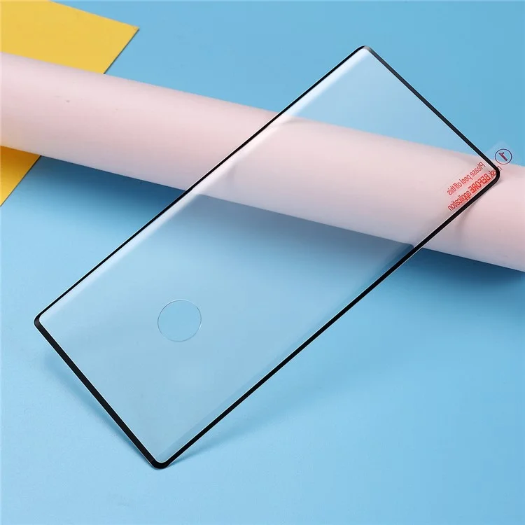Película Protetora para Samsung Galaxy Note 10 Plus/Note 10 Plus 5G Cobertura Total de Vidro Temperado Curvo (Orifício para Impressão Digital)