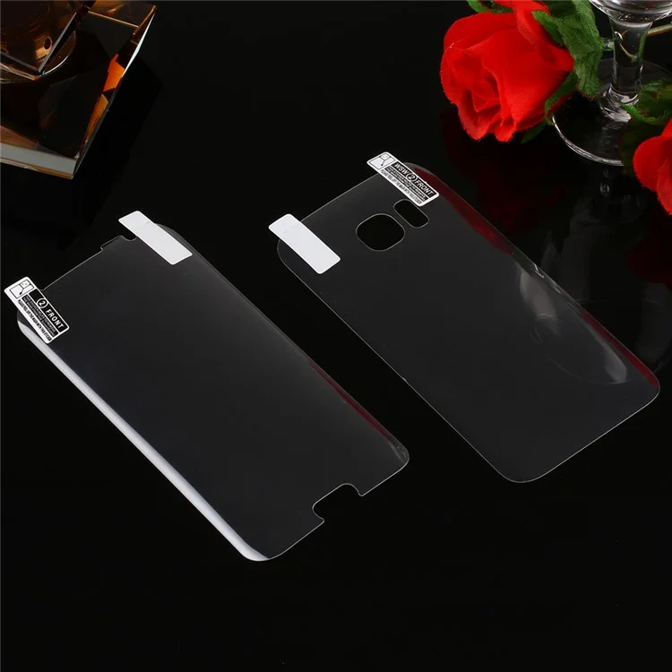 0.1mm Front + Back PET Curved Full Coverage Screen Protector Film for Samsung Galaxy S7 G930