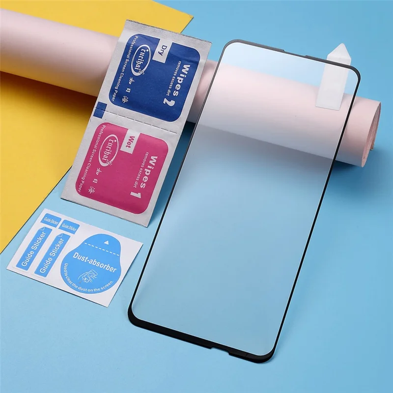 RURIHAI 0.26mm 2.5D Full Size Silk Printing Tempered Glass Screen Film for Huawei Honor 9X Pro