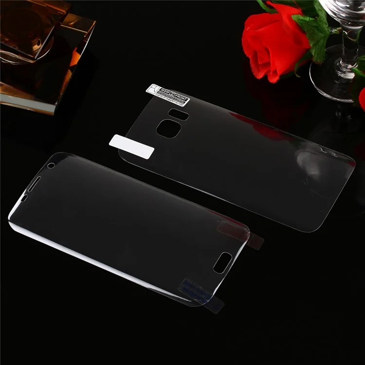 0.1mm Front + Back PET Curved Full Size Protector Films for Samsung Galaxy S7 edge G935