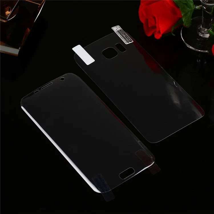 0.1mm Front + Back PET Curved Full Size Protector Films for Samsung Galaxy S7 edge G935