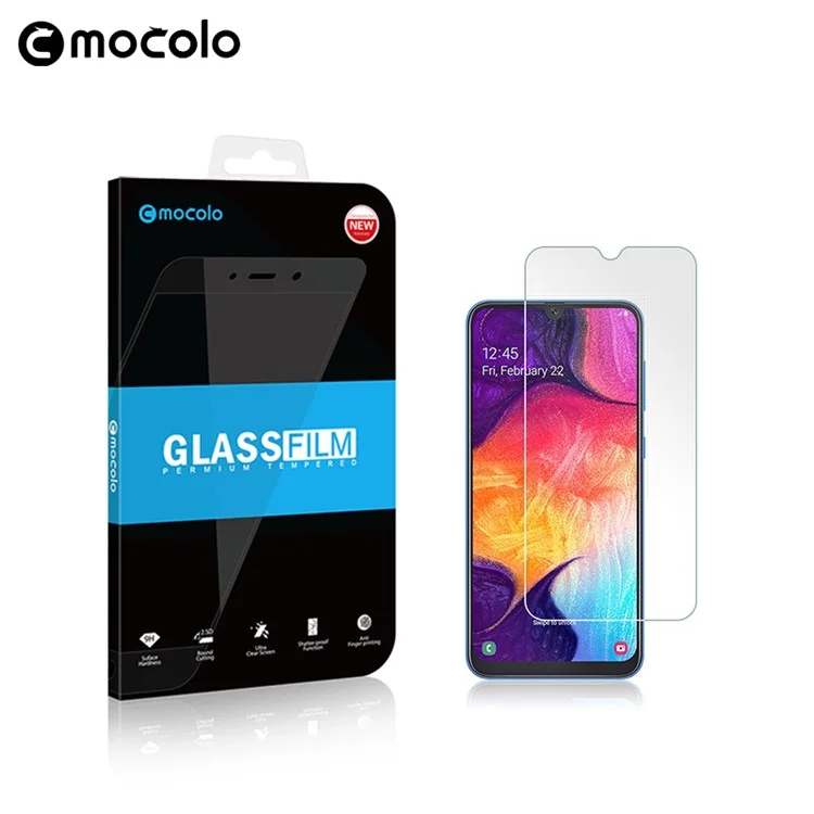 MOCOLO Ultra Clear Tempered Glass Screen Film for Samsung Galaxy A50 / A50s / A30s