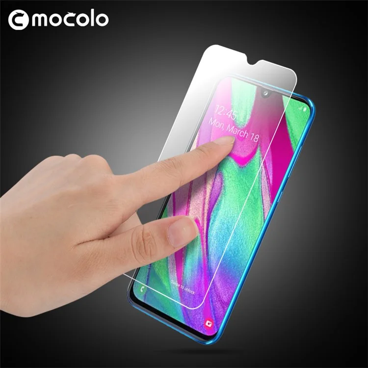 Protector De Pantalla De Cristal Templado De Tamaño Completo MOCOLO Para Samsung Galaxy A40