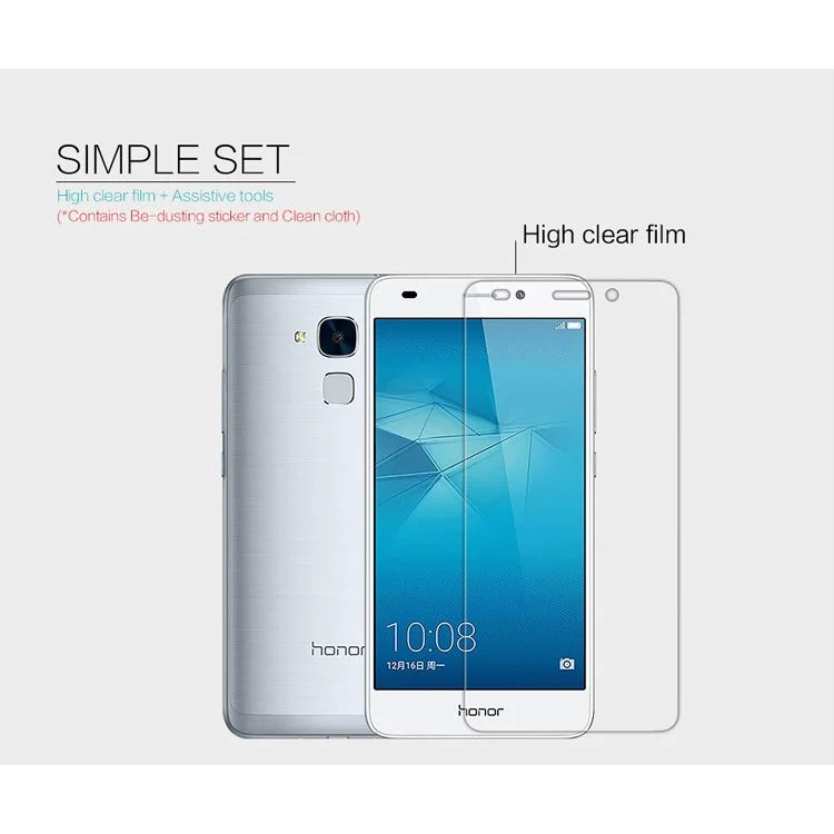 NILLKIN for Huawei Honor 5c Anti-fingerprint HD Clear Screen Protector Film
