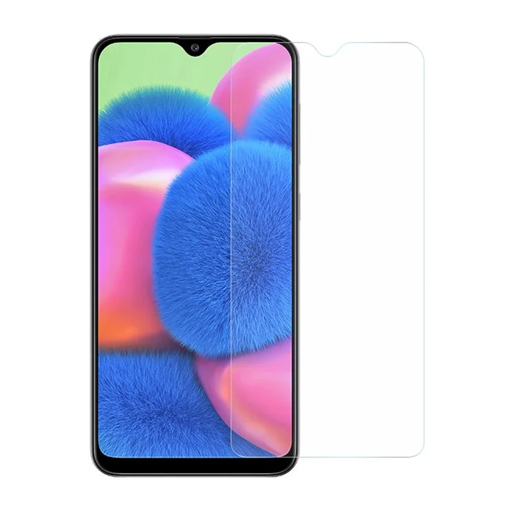 Protetor de tela de vidro temperado antirexplosão com borda em arco de 0,3 mm para Samsung Galaxy A30s/A50s/A50