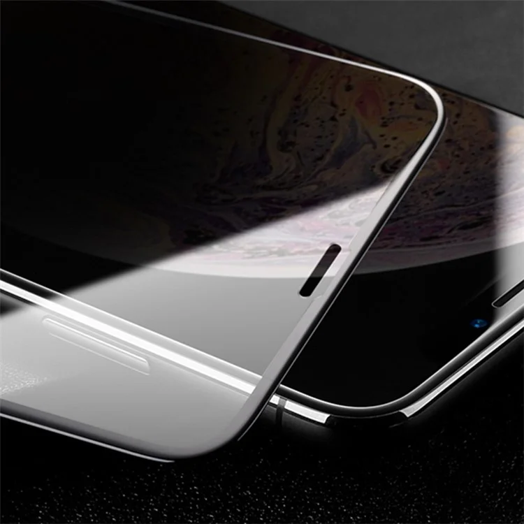 MOCOLO Silk Print HD Vidrio Templado Pegamento Completo Cobertura Completa Protector de Pantalla para iPhone 11 Pro Max 6.5 pulgadas (2019) / XS Max