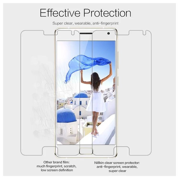 NILLKIN for ZUK Z2 Pro Anti-fingerprint HD Clear Screen Protector Film