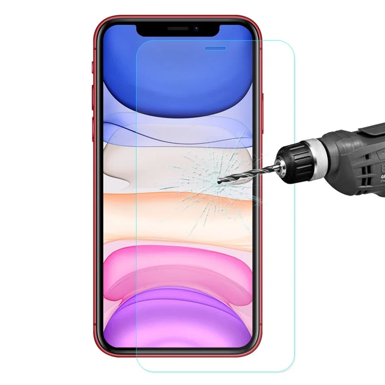 HAT PRINCE 0.26mm 9H 2.5D Arc Edge Tempered Glass Screen Film for iPhone 11/iPhone XR