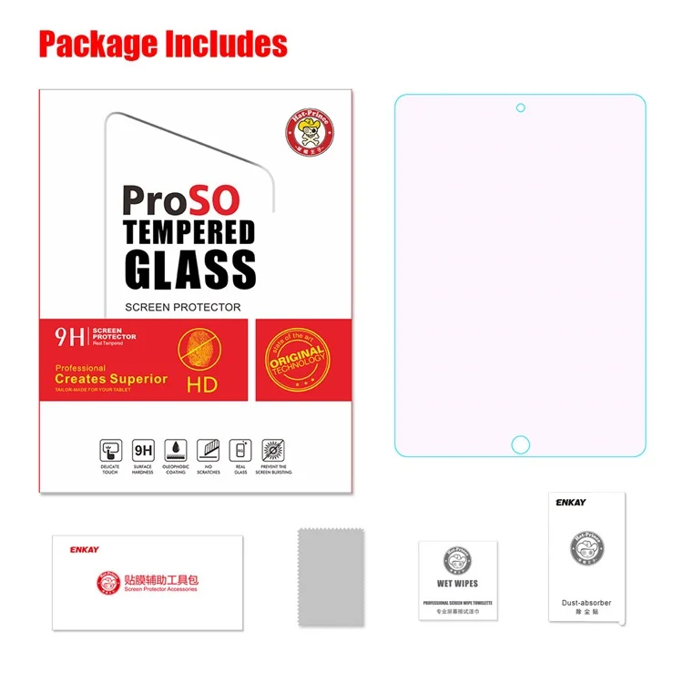 HAT PRINCE for iPad 10.2 (2021)/(2020)/(2019) 0.33mm 2.5D Arc Edge 9H Anti-blue-ray Tempered Glass Screen Protector