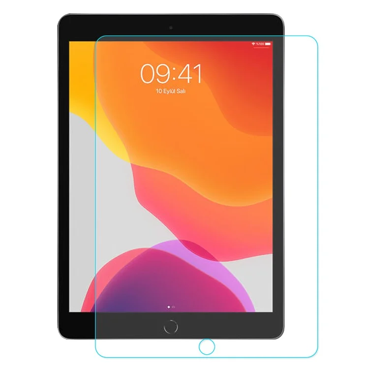 HAT PRINCE для iPad 10.2 (2021)/(2020)/(2019) 0,33 мм 2,5D дугообразный край 9H закаленное стекло Защитная пленка для экрана